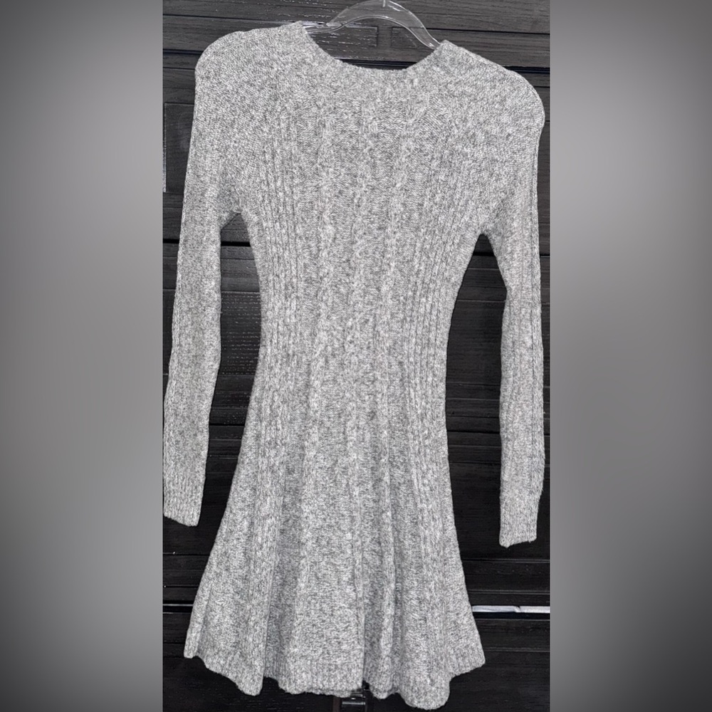 Light Grey Long Sleeve Dress